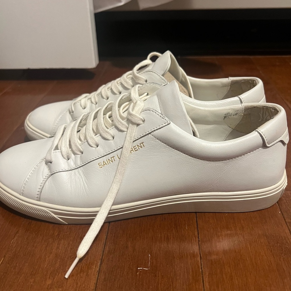 Saint Laurent white sneakers size 8 US 41 EU
